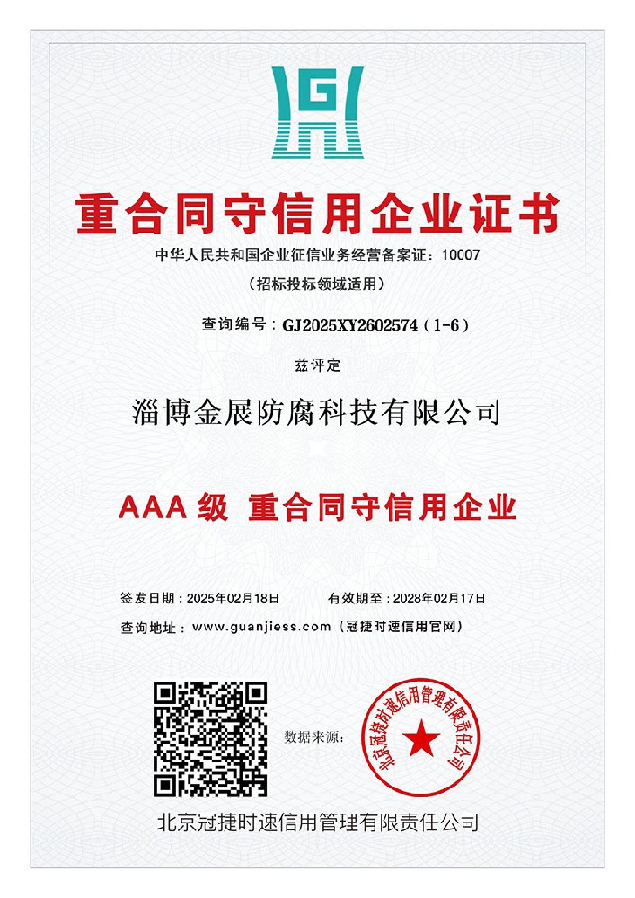 重合同守信用企业证书